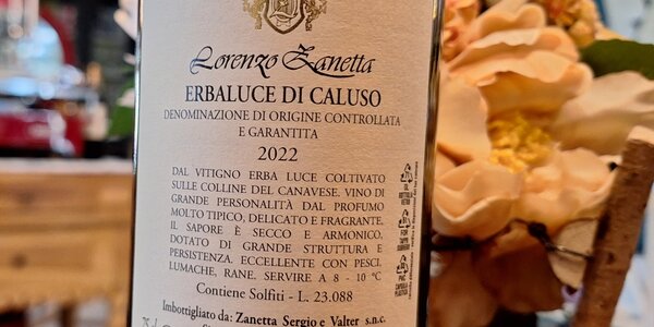 Erbaluce di Caluso DOCG, "Lorenzo Zanetta", Sizzano (NO)