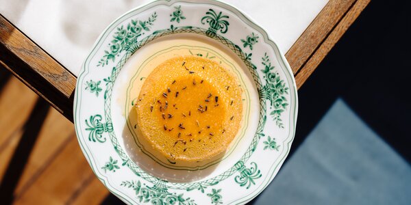 Lavender Crème Caramel