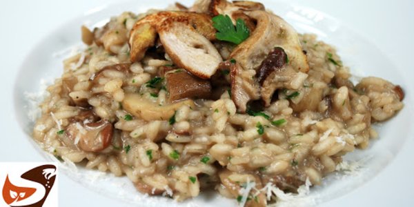 Risotto ai funghi porcini (minimo 4 porzioni)