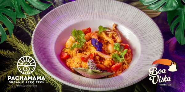 Arroz con mariscos |  Rice with seafood
