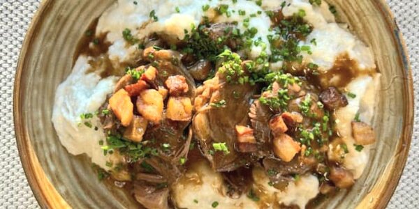 160g Tradicional sheep cheese dumplings with pork cheeks