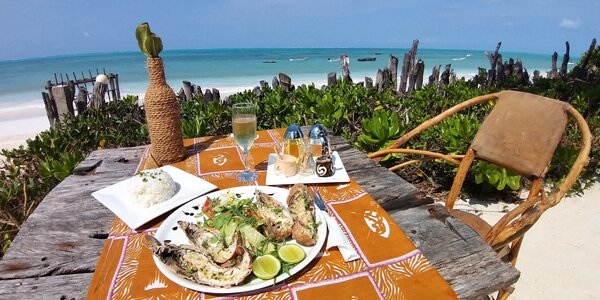 Rocklobster with lime sauce