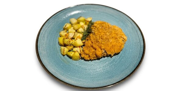 Cotoletta alla catanese con contorno