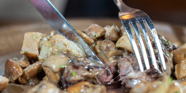 Filetto di manzo italiano ai funghi porcini