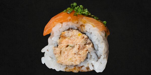 1 - Uramaki salmone grigliato [8 Pezzi]