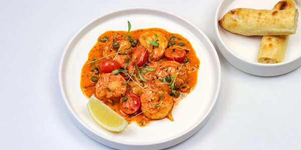 tiger prawns grilled with n´duja butter, 