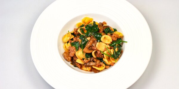 orecchiette so salsiccia a n´duja ragú,