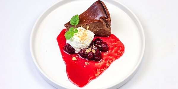 baked chocolate cheesecake, 