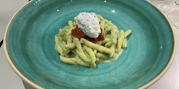 Strozzapreti al pesto di zucchine