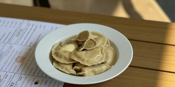 Potatoes and chicken liver