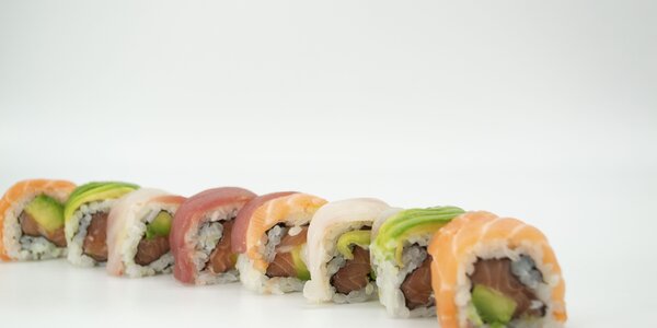 99. Rainbow roll 