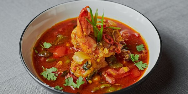 THAI RED CURRY PRAWNS