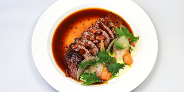 beef short rib with smoked kohlrabi puree,