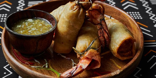 Spicy Seafood & Sweet Potato Roll