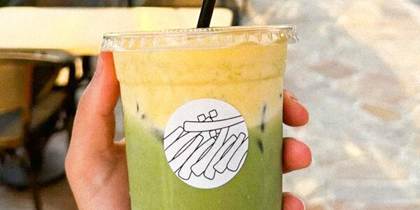 Iced Matcha with Mango Cold Foam