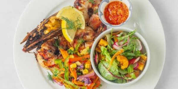 Grilled Tiger Prawns