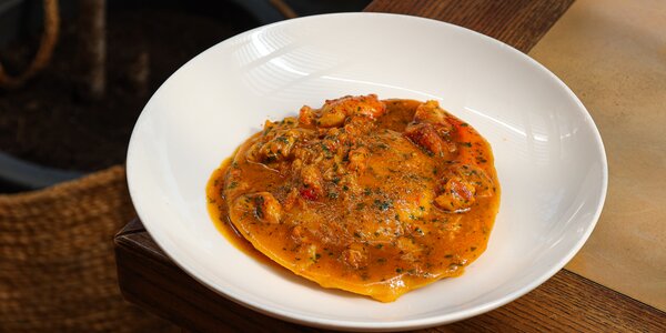 Ravioli, Lobster & Egg Yolk