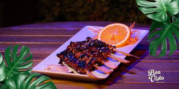 BROCHETA YAKITORI DE POLLO (4 UNDS) | YAKITORI CHICKEN BROCHETTE (4PIECES)