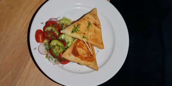 "Benderiky" with pork-beef