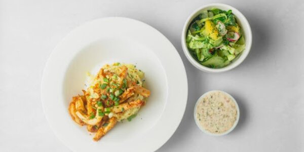 Pan Fried Harissa Calamari