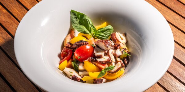 Insalata di Polpo, Patate e Pomodorini 
