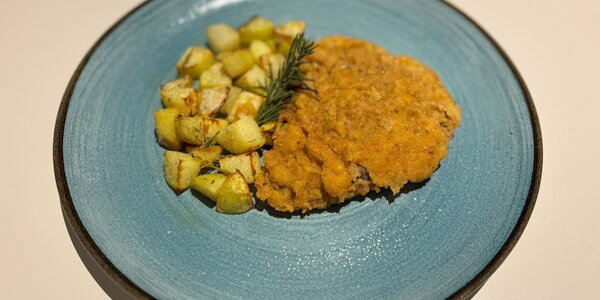 Cotoletta alla catanese con contorno