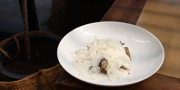 Artichauts, Mousse de Truffe et Parmesan