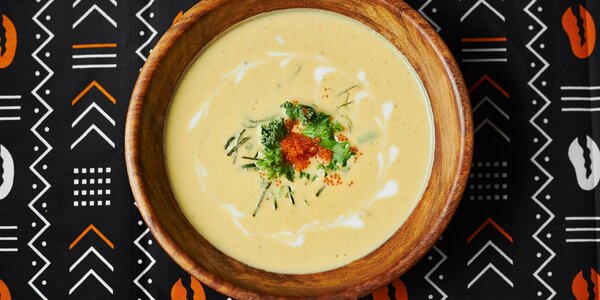 Creamy Pumpkin & Ginger Soup