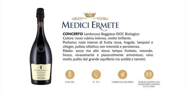 Concerto Lambrusco Medici Ermete