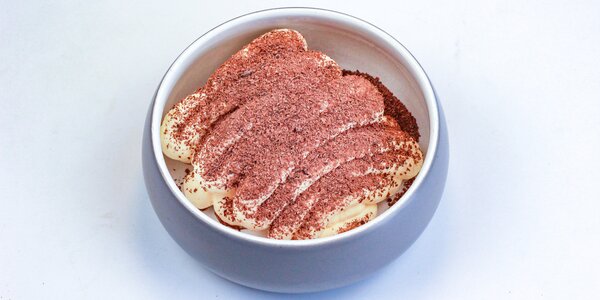 tiramisu s domácou piškótou, 