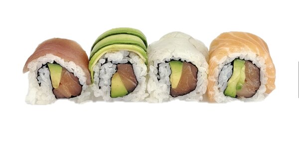 99. Rainbow roll 