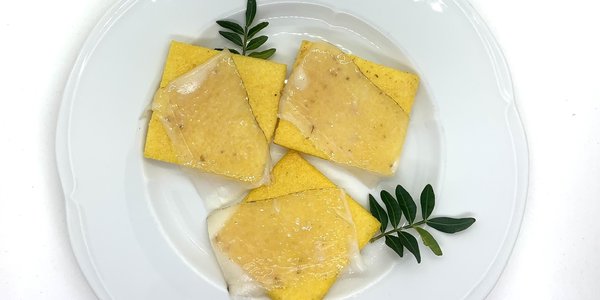 Polenta alla piastra con Lardo 