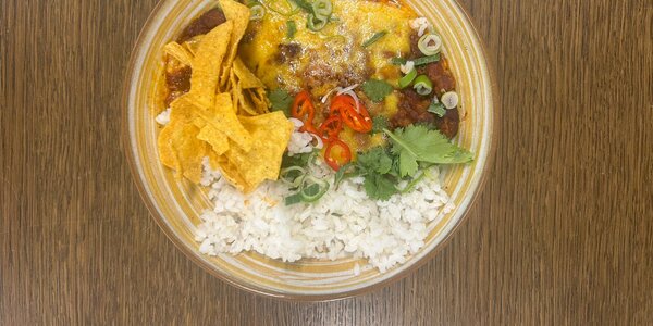 250g Chilli con Carne zapečené so syrom chedar