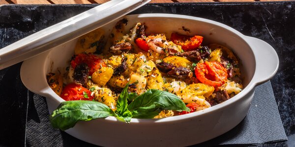 Terrina di Calamari Gratinati alla Mediterranea