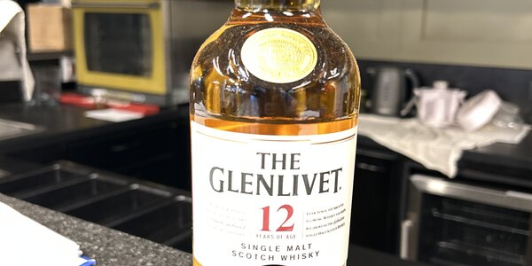 The Glenlivet 12r. Single malt scotch whisky 0,04