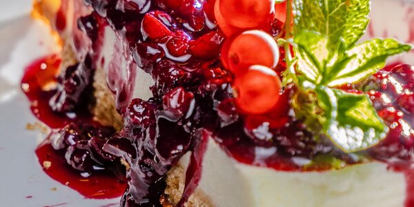 Cheesecake alle Pesche spadellate