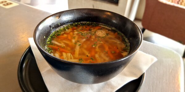 0,25l Chicken Soup with noodles, meat and vegetables
