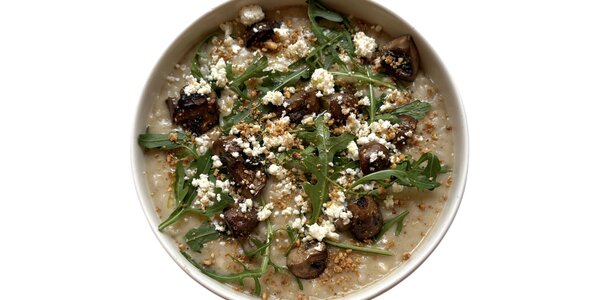 risotto with jerusalem artichokes and parmesan,