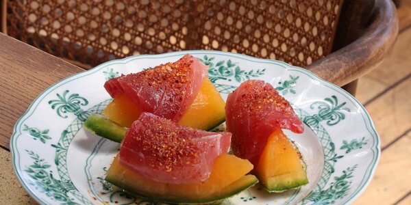 Crudo de Thon Rouge et Melon
