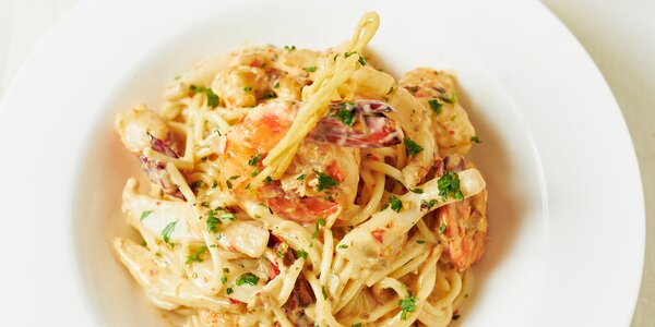 Mediterranean Seafood Pasta