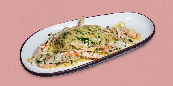 65 Tagliolini Scampi e Limone