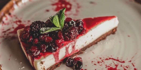 Cheesecake cioccolato bianco e frutti rossi 