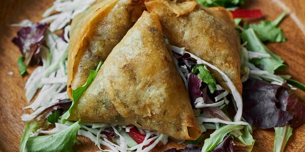 Spicy Jerk Pork Samosas
