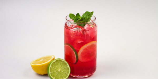 domáca limonáda ríbezle - levanduľa 