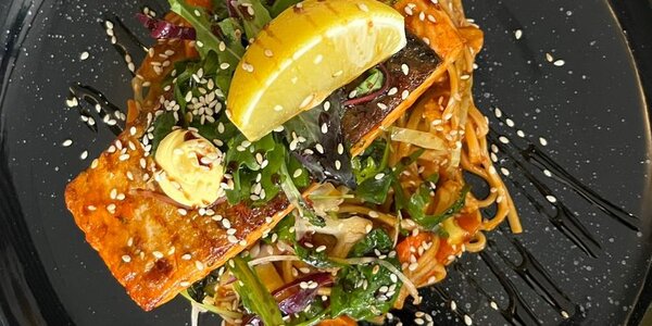GARLIC-SOY-HONEY SALMON
