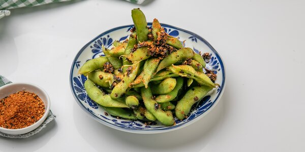 Spicy edamame 