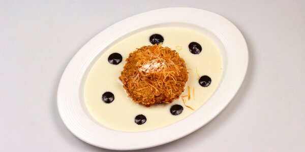 potato croquette with cheese, 